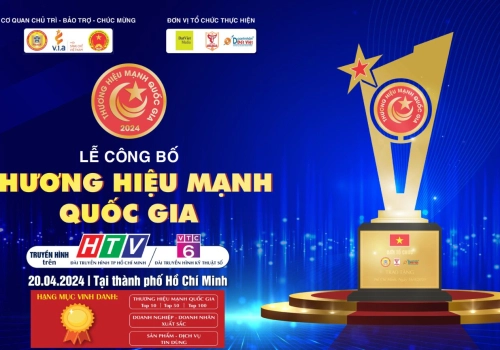 THƯƠNG HIỆU MẠNH QUỐC GIA 2024 – LẦN THỨ 5 TRỰC TIẾP TRÊN HTV1