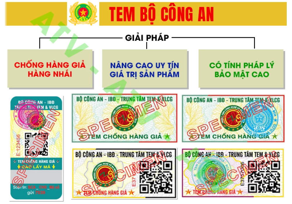 Tem Chống Hàng Giả Bộ Công An ?